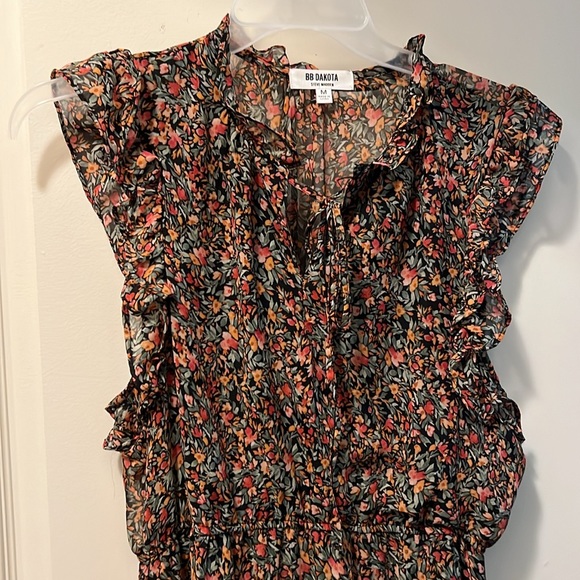 Bb Dakota By Steve Madden Women's Dresses Floral Dress Size Medium - Picture 4 of 5